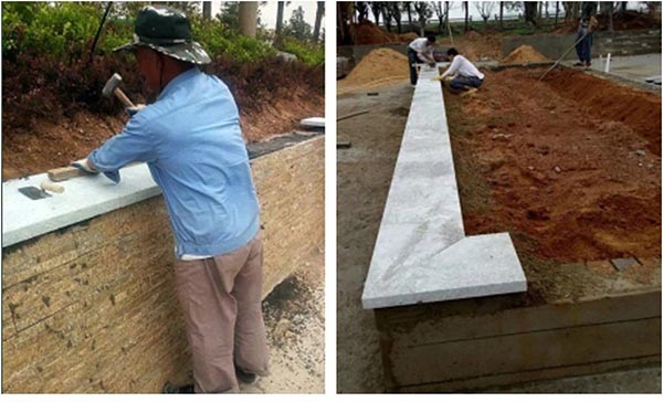 列出了同一压顶的四种不同做法,具体哪一种实施性最强,性价比最高,要