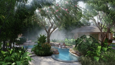 温泉植物景观的设计概述